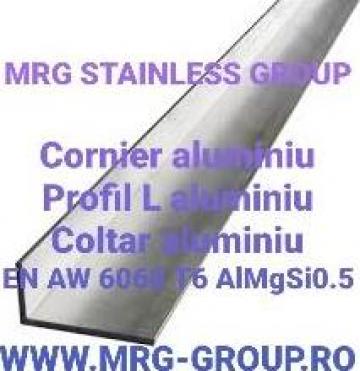 Profil L aluminiu 120x40x3mm cornier coltar alama inox