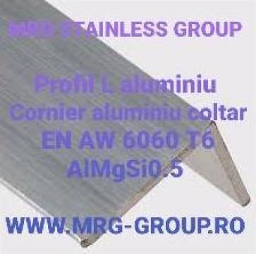 Profil L aluminiu 120x80x3mm, cornier aluminiu
