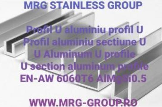 Profil U aluminiu 20x20x20x1.5mm, profil aluminiu U canal