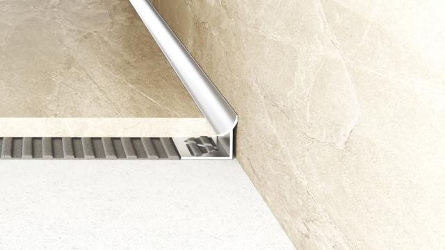Profil interior pentru faianta, inox 2.5 m A96