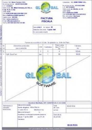 Program de facturare emitere chitante, avize, monetare