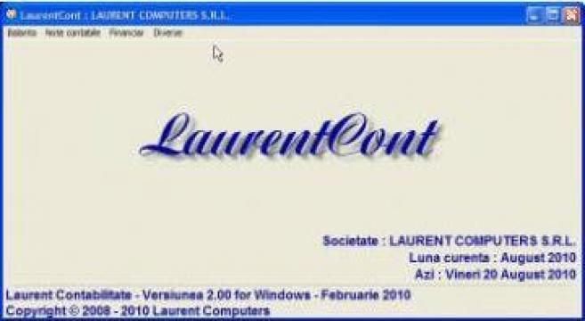 Program software contabilitate online LaurentCont