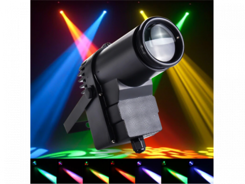 Proiector LED RGB 10W pentru globul cu oglinzi