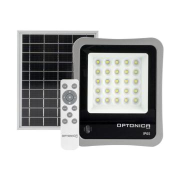 Proiector LED cu energie solara + telecomanda