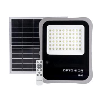 Proiector LED cu energie solara + telecomanda