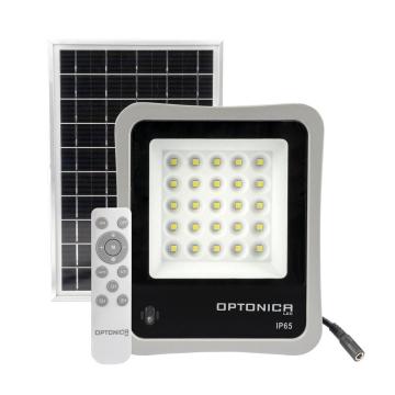 Proiector LED cu energie solara + telecomanda