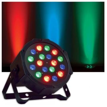 Proiector Par cu efect lumini RGB, 18 LED-uri colorate