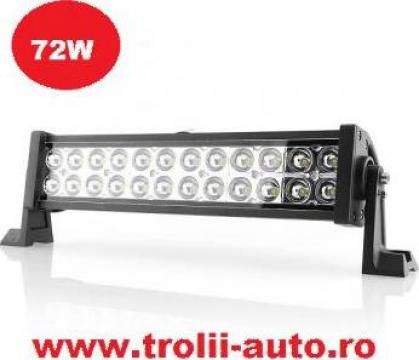 Proiector auto led bar 72W spot 5400 lumeni