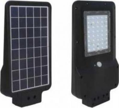 Proiector stradal solar LED 15W negru Alb natural