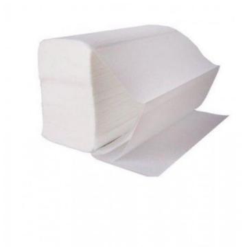 Prosoape pliate albe V Bokk, 2 straturi
