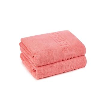 Prosop baie bumbac piersica 70x130 cm 500g