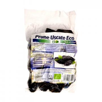 Prune uscate eco bio, fara samburi, 200g