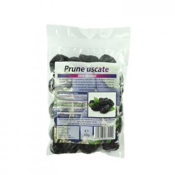 Prune uscate fara samburi, 250g