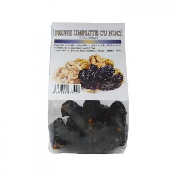 Prune uscate umplute cu nuci, 150g