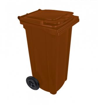 Pubela HDPE CLD 240L maro