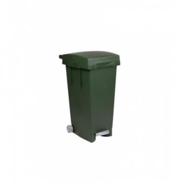 Pubela cu pedala, 80 litri, Big verde