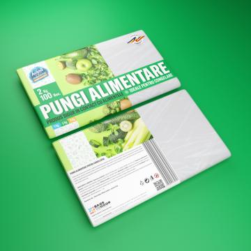 Pungi congelator 2 kg transparent 100 pungi / set