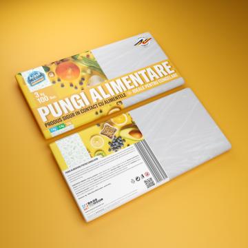 Pungi congelator 3 kg transparent 100 pungi / set