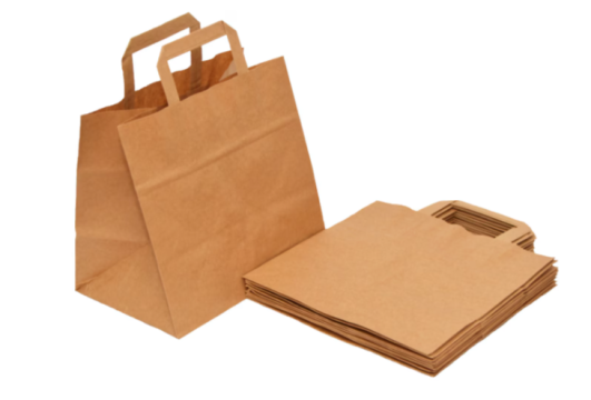 Pungi hartie natur 26x17x27cm