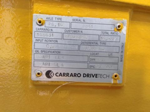 Punte fata buldoexcavator Case 580SR
