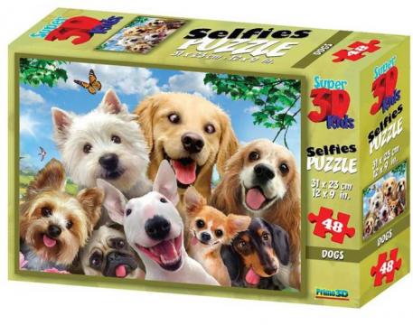 Puzzle 3D 48 piese Dog