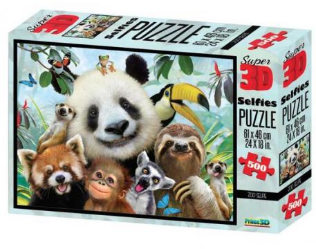 Puzzle 3D 500 piese Zoo