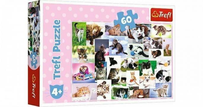 Puzzle Trefl 60 O Lume A Pisicilor