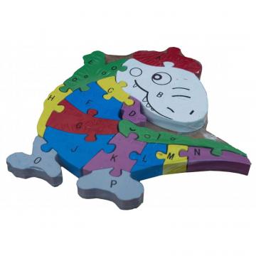 Puzzle lemn dino