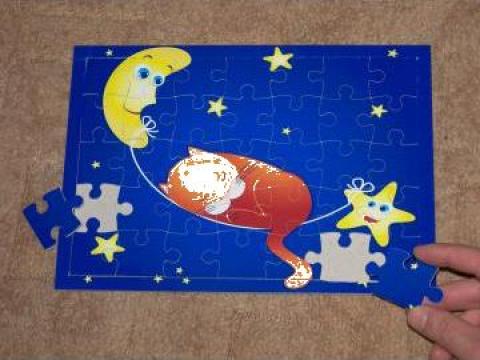 Puzzle pentru copii, marime A4, 35 piese