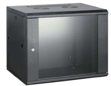 Rack Q5+ asamblat 9U 600x450mm SMA6409 montaj pe perete