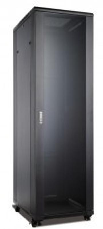 Rack Q5+ neasamblat de podea 32U 600x600mm negru SNB6632