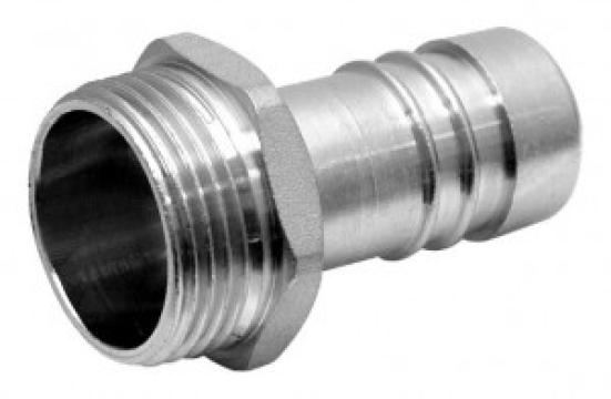 Racord Fe nichelat furtun / 1" - 22mm