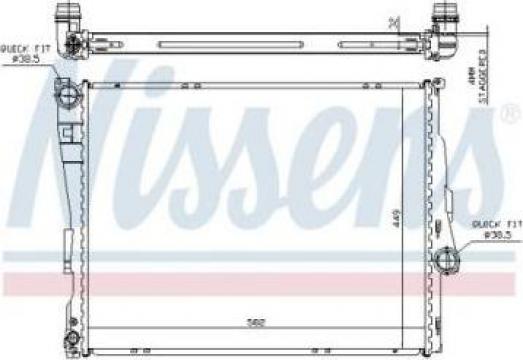 Radiator apa BMW, seria 3, E46, 318I