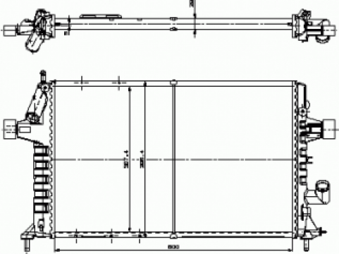 Radiator racire Opel Astra G