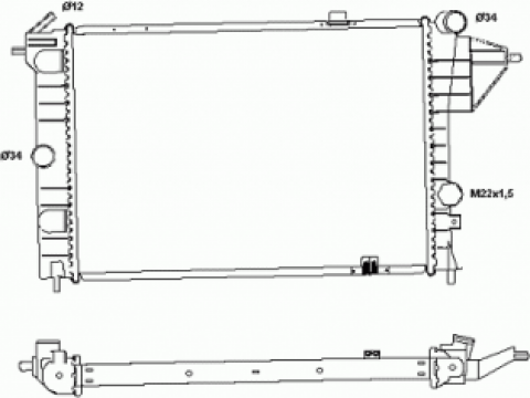 Radiator racire Opel Vectra A 1.8-2.0-1.7D