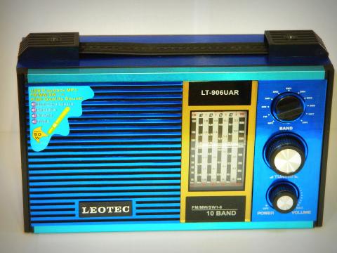 Radio MP3 portabil Leotec LT-906UAR World Receiver