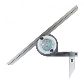 Raportor mecanic cu ceas si baza de 300 mm 360 grade