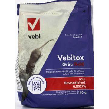 Raticid Vebitox Grau Gold 140 gr