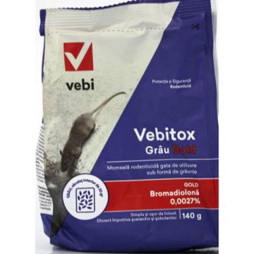 Raticid Vebitox Grau Gold 140 gr