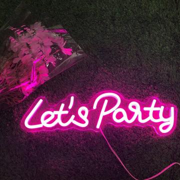 Reclama luminoasa Let's Party