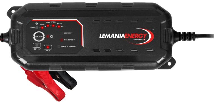 Redresor inteligent 12V/24V 7A Lemania