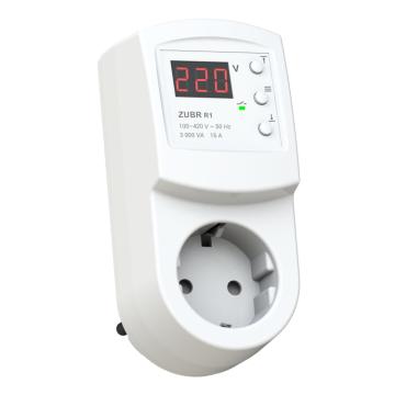 Releu de tensiune Zubr R116Y - 16A, montaj in priza