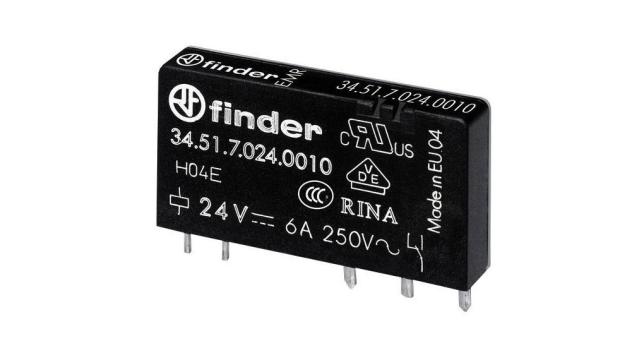 Releu electromagnetic SPD, 24VDC, 6A/250VAC, 6A/30VDC