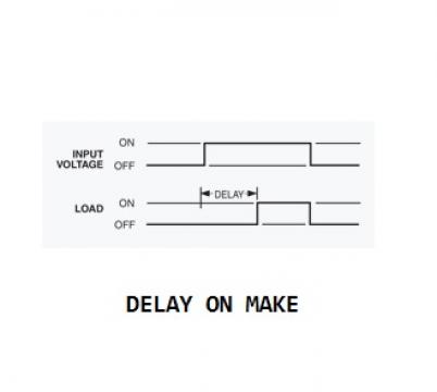 Releu intarziere la pornire (timer delay on make), 0.03-10 m
