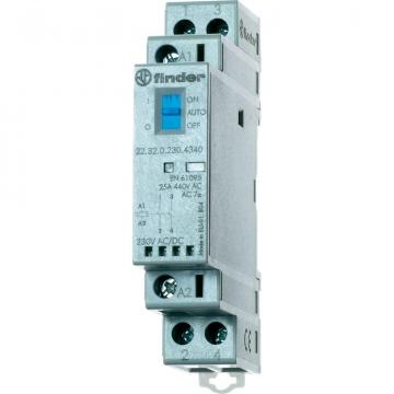 Releu modular DPST-NO, 12V, 10A Finder