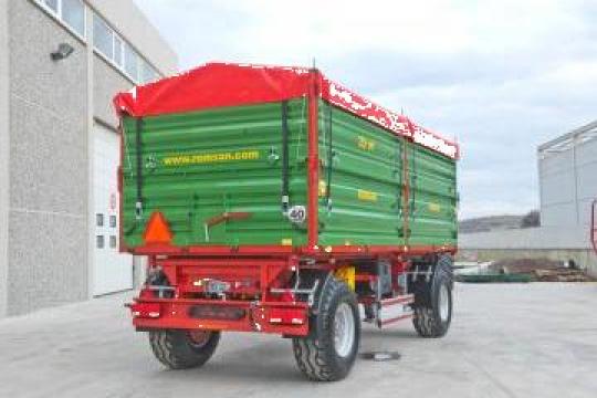 Remorca agricola 10 tone dubluax R100CSGA Romsan