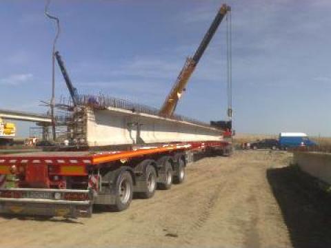 Remorca trailer Broshuis 4 axe triplu extensibil