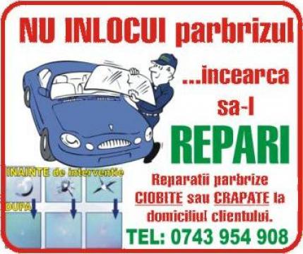 Reparatii fisuri, ciobituri in parbrize