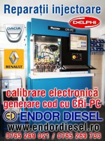 Reparatii injectoare Delphi: Logan, Renault, Ford (cu cod)