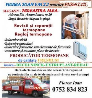 Reparatii si revizii termopane